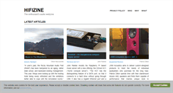 Desktop Screenshot of hifizine.com